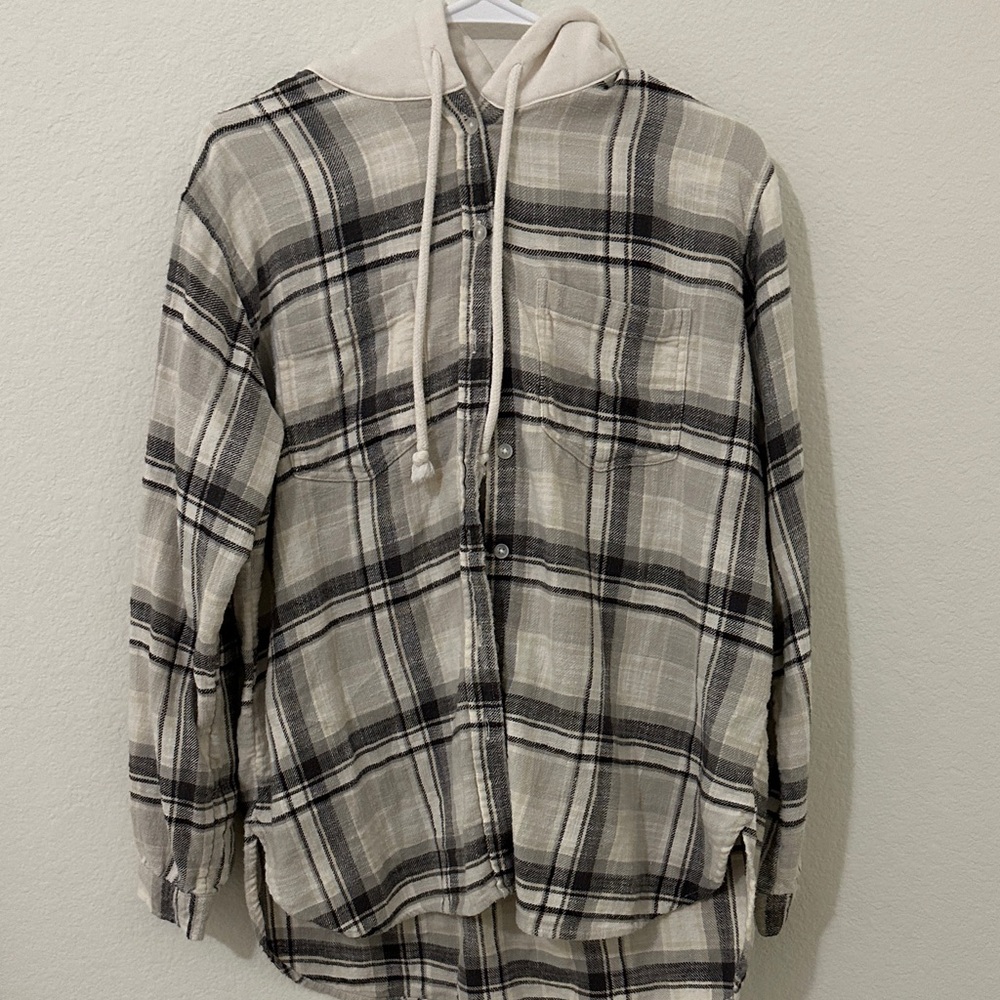 Plaid Hooded Jacket